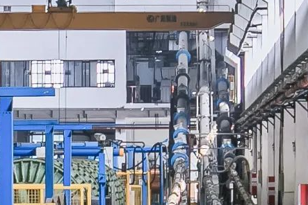 广州电缆厂从国内外引进先进的生产设备和检测设备